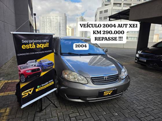 TOYOTA COROLLA 1.8 XEI 16V GASOLINA 4P AUTOMÁTICO TOYOTA COROLLA 1.8 XEI 16V GASOLINA 4P AUTOMÁTICO